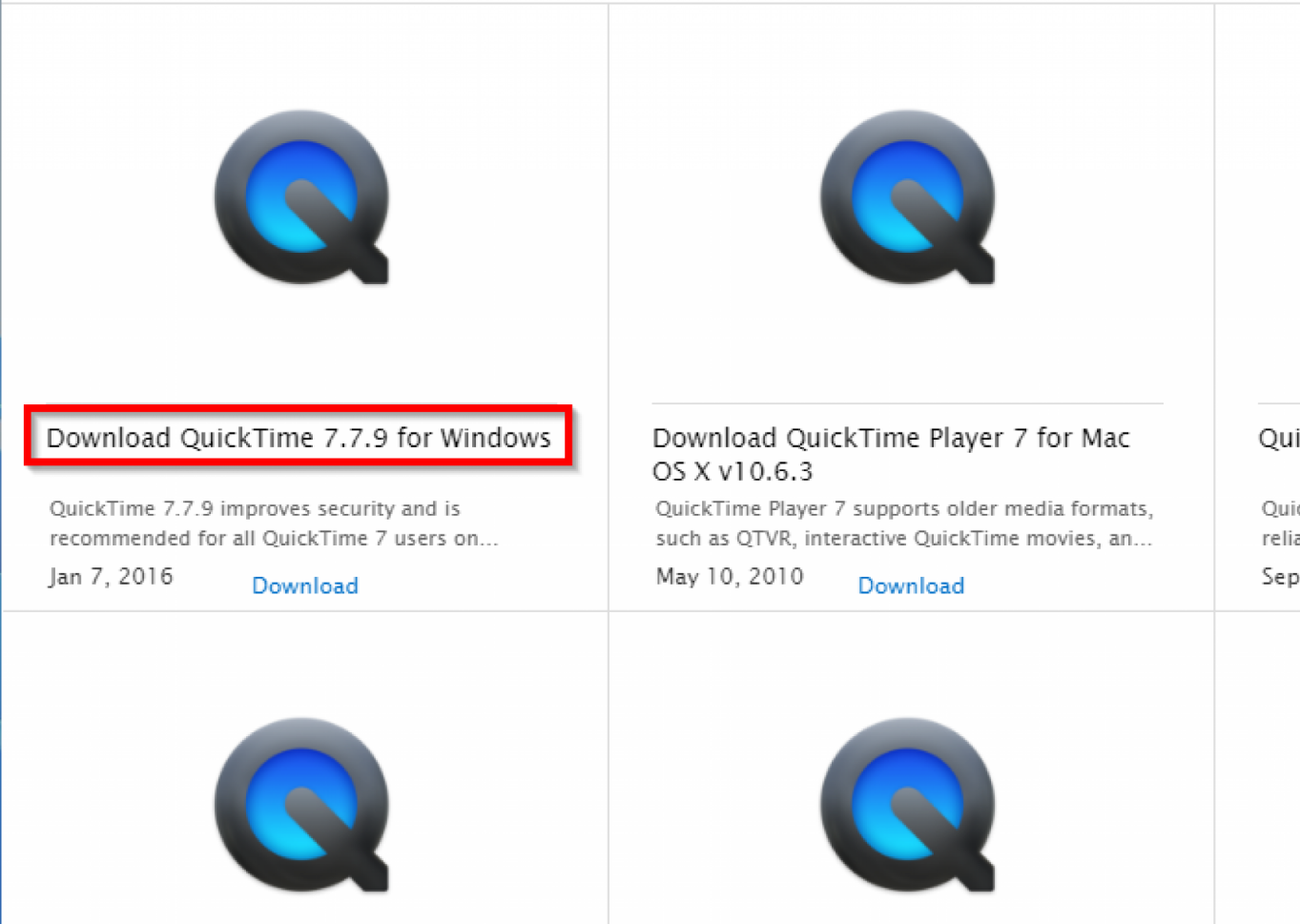 qtime download