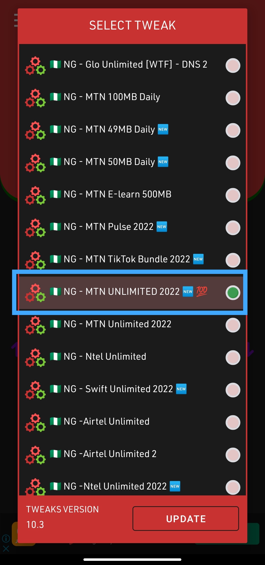 mtn unlimited free browsing with stark vpn