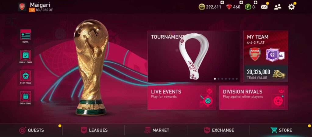 FIFA World Cup 2022 Mobile game for Android