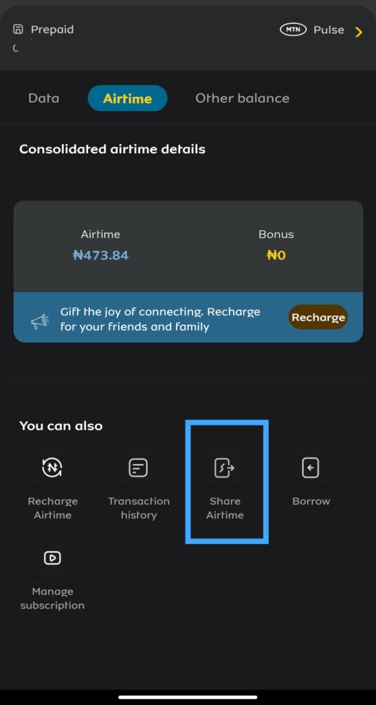 How to Transfer Airtime on MTN