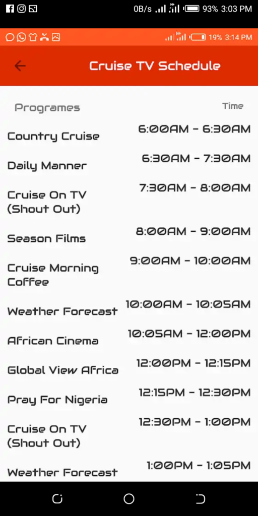How To Stream Live Shows On Cruise TV Without Data On MTN Alitech. 