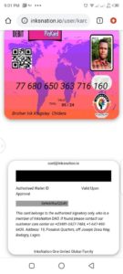 Inksnation pink card registration