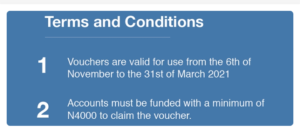 Standard chartered jumia voucher claim terms and conditions 