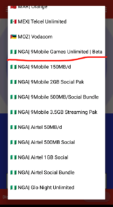 9mobile Unlimited Free Browsing Cheat 