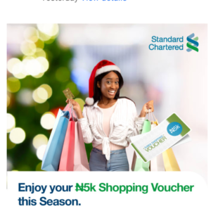How To Get Standard Chartered 5000 Jumia Voucher