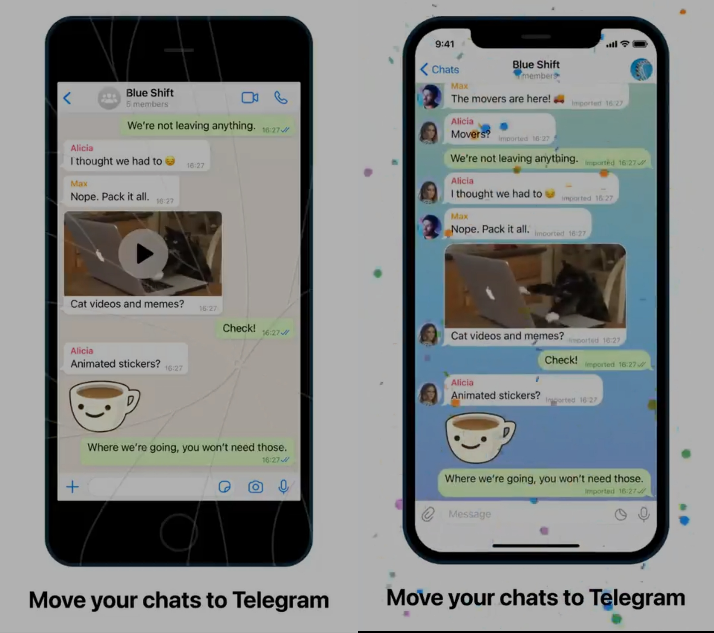 How to move WhatsApp chats to telegram