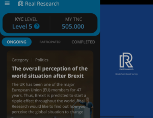 Real research survey