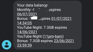 how to use mtn youtube night bonus data