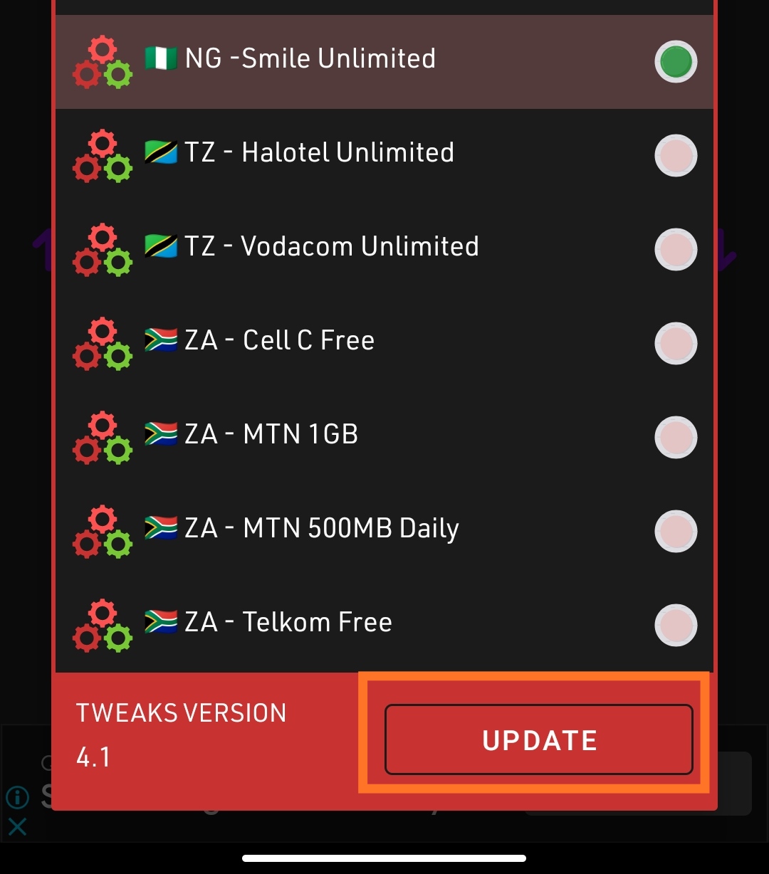 Smile 4G unlimited Free Browsing