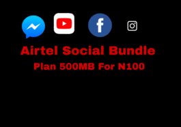 Airtel Social Bundle 500MB For N100