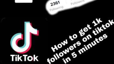 how to get 1k followers on tiktok in 5 minutes