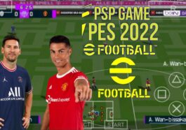 eFootball PES 2022 ppsspp download