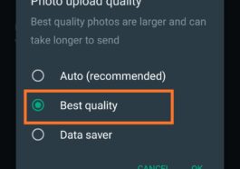 how to upload high quality photos on whatsapp status