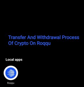 how to withdraw from roqqu
