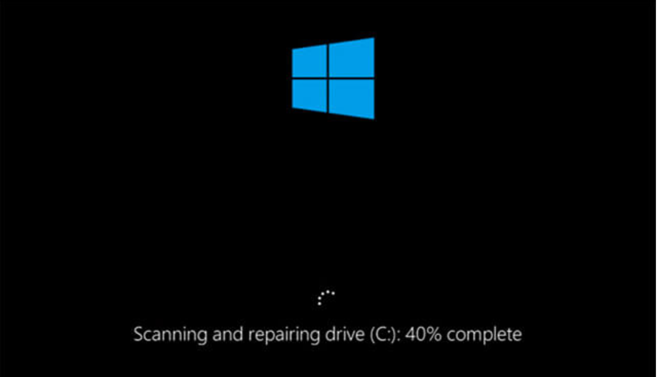 scanning and repairing drive error