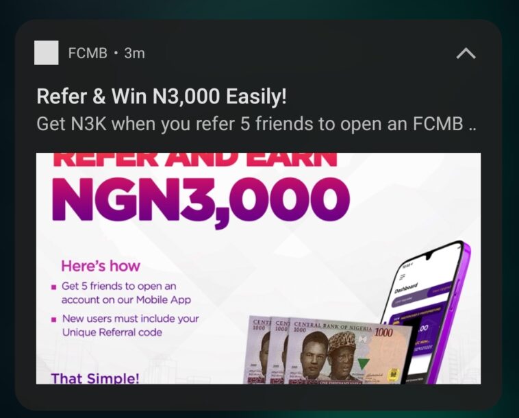 fcmb referral program