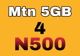 Mtn 5GB For N500