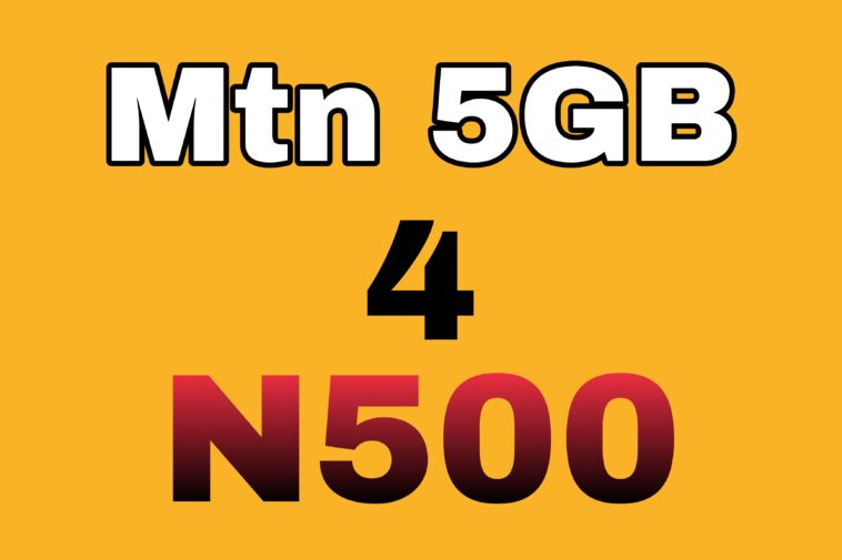 Mtn 5GB For N500