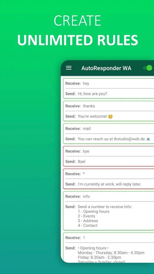 AutoResponder For WhatsApp Mod premium