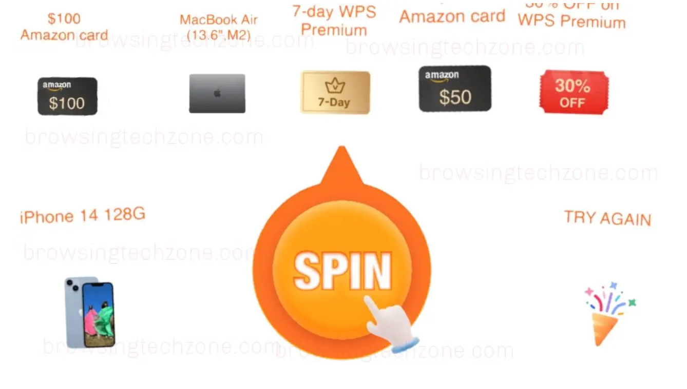 WPS Spin And Win Promo