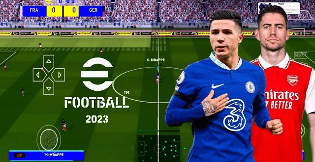 eFOOTBALL PES 2023 PPSSPP CAMERA PS5 ANDROID OFFLINE 600MB BEST GRAPHICS  NEW KITS & LATEST TRANSFERS 