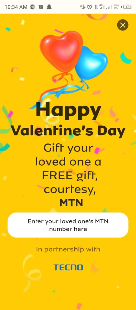 Mtn valentine promo