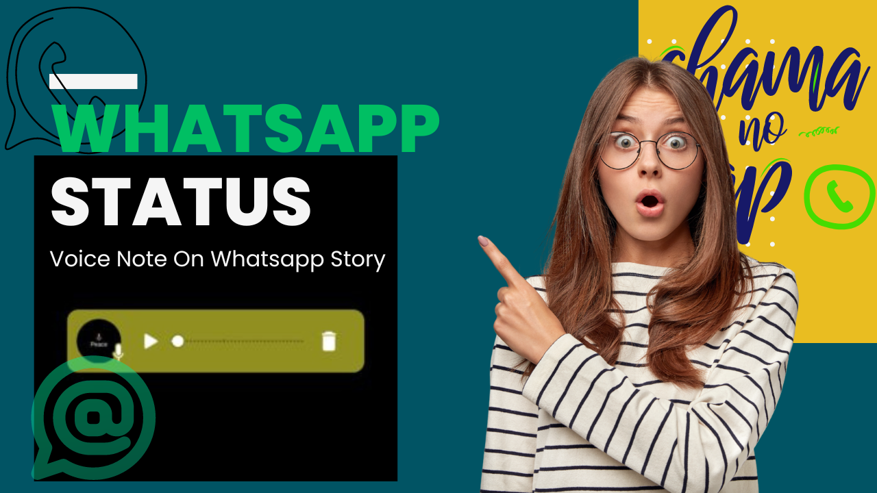 how to post voice note on whatsapp status