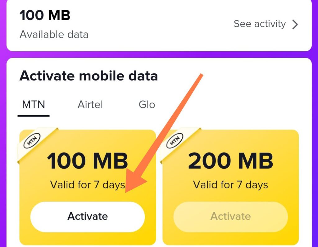 redeem tiktok lite free data