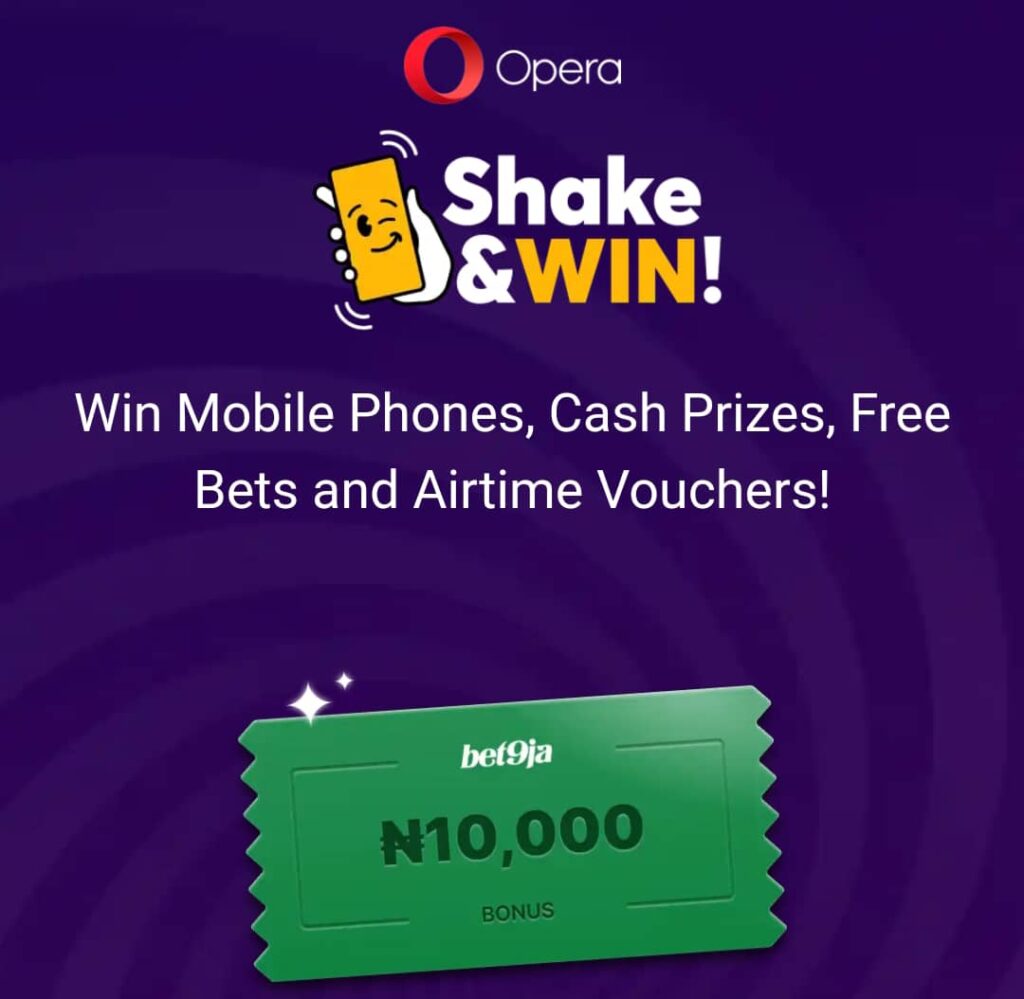 Opera shake and win 2024