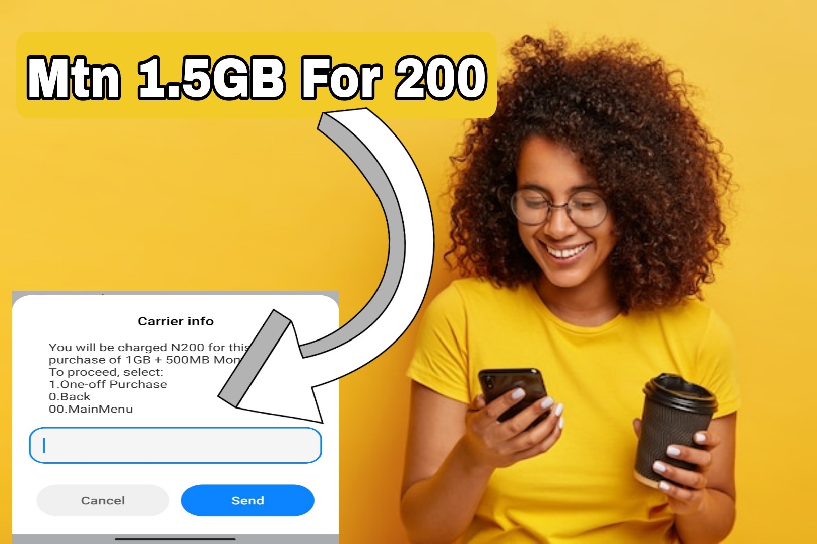 Mtn 1.5GB for 200