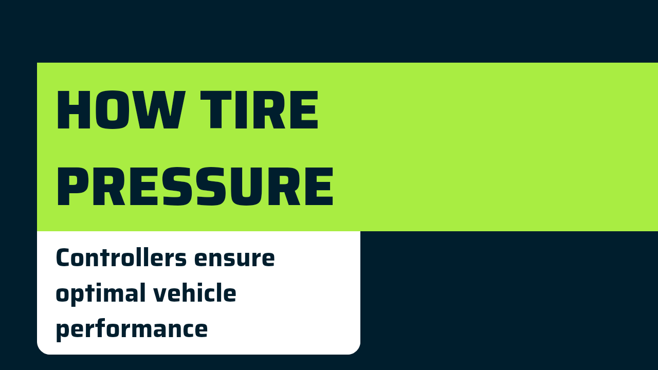 How Tire Pressure Controllers Ensure Optimal Vehicle Performance