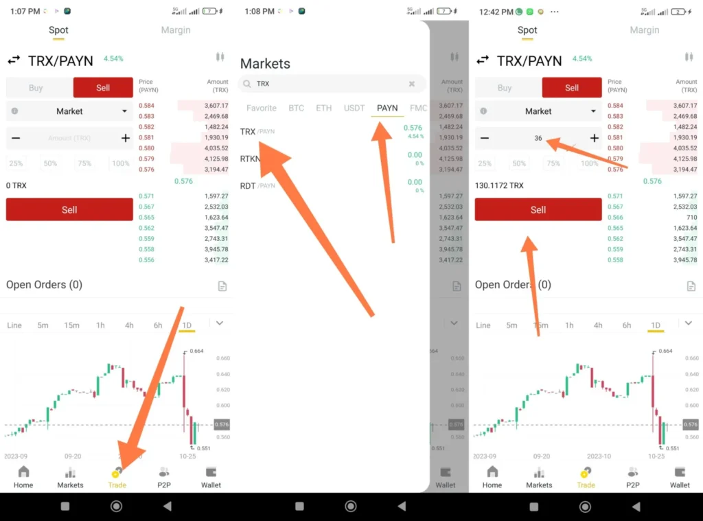 How To Trade FMC Token For USDT On FMCPAY