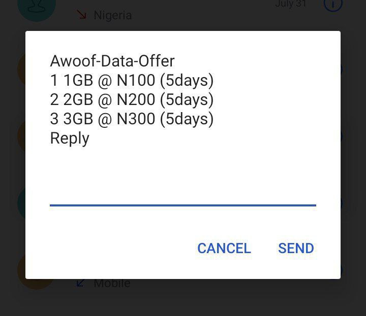 Airtel Awoof Data Offer Code