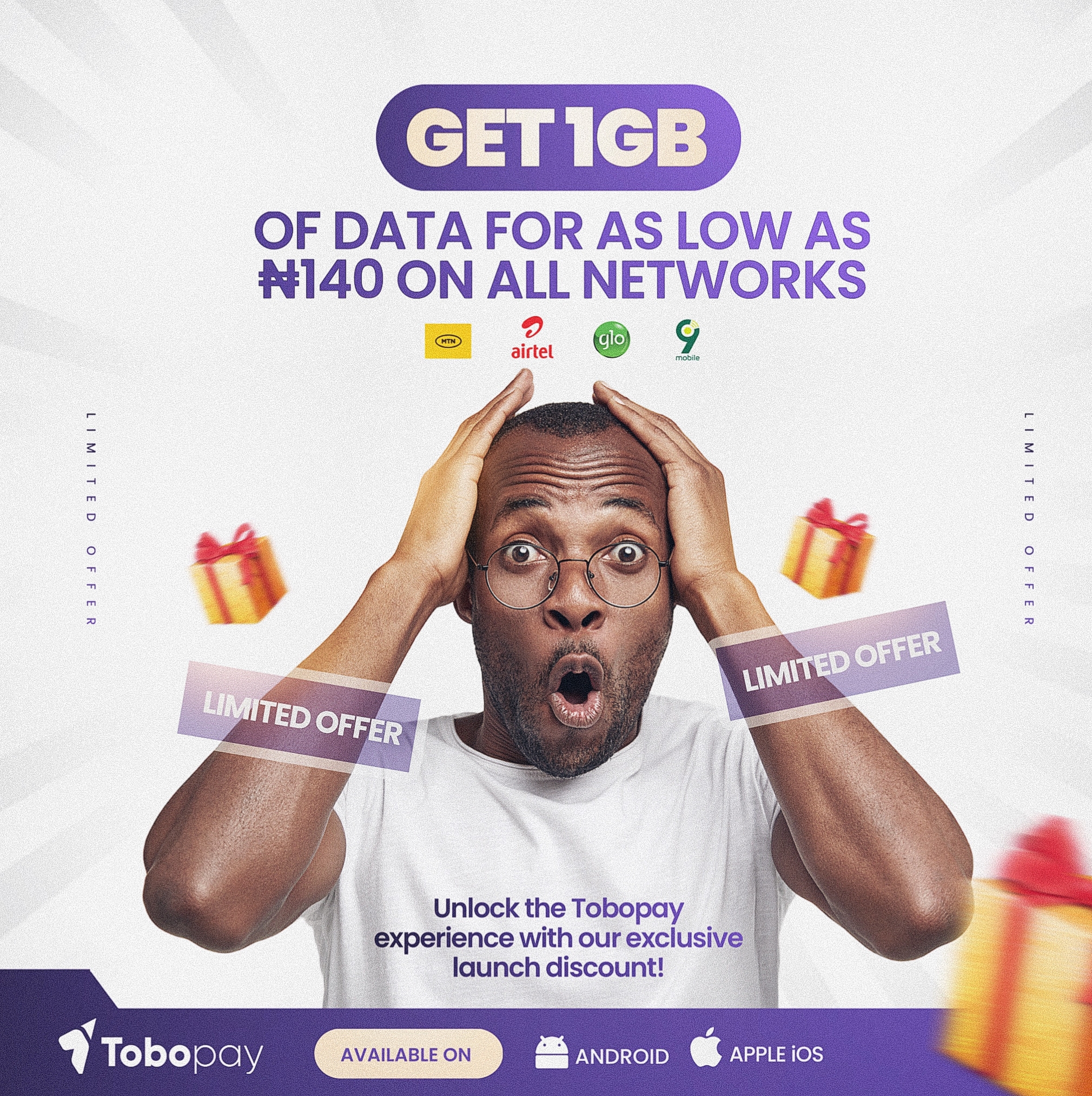 How To Get 1GB For N140 For All Network On ToboPay