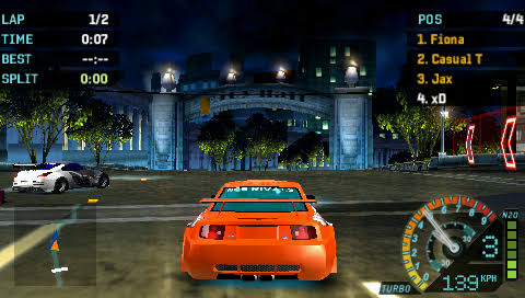 Need For Speed Underground Rivals PPSSPP