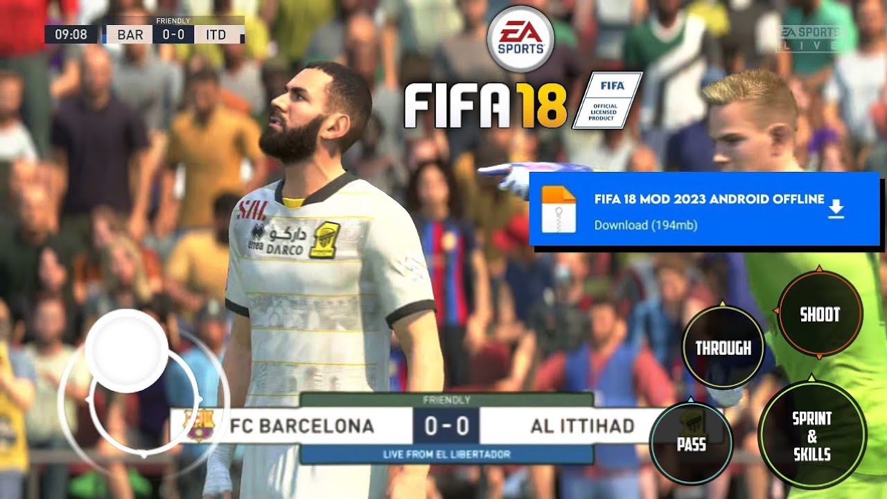 FIFA 18 Mod FC 24 Apk OBB Data Download