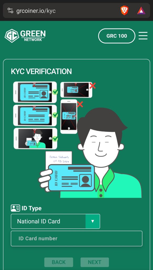 KYC For Green Network 