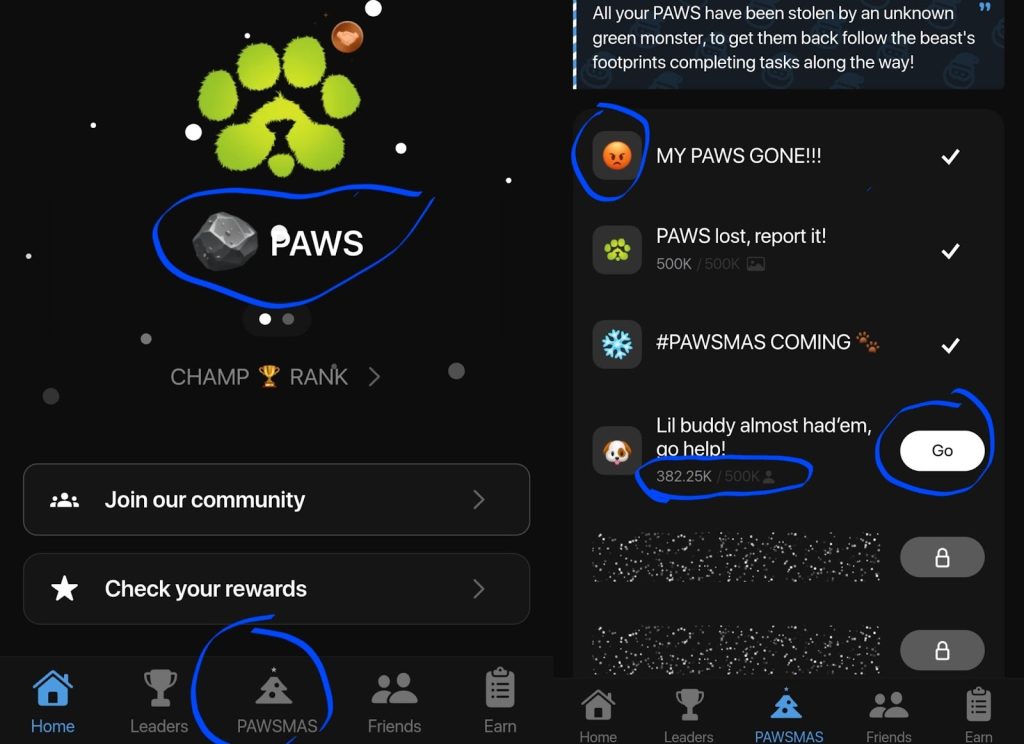 How To Complete The PAWS MAS Task