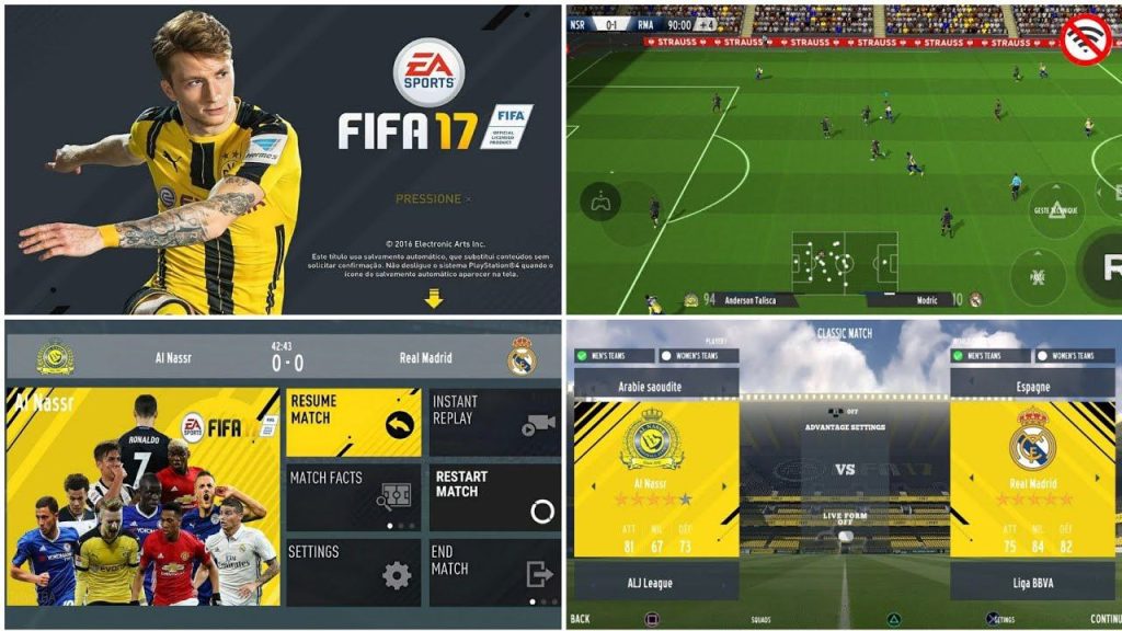 Download Fifa 17 Mod 25 For Android Apk OBB And Data