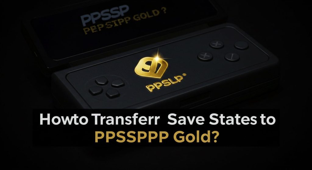 How to Transfer Save States to PPSSPP Gold