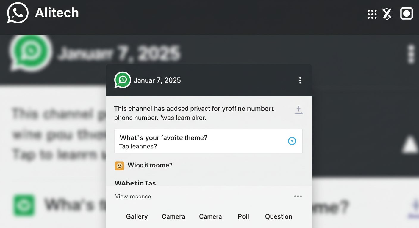 Ask Questions in WhatsApp Channels