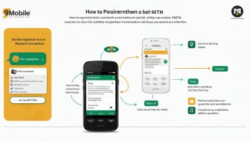 How To Register Your 9Mobile Network With Mtn And Restore Connection