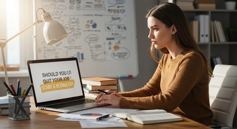 Should You Quit Your Job to Start a Business?