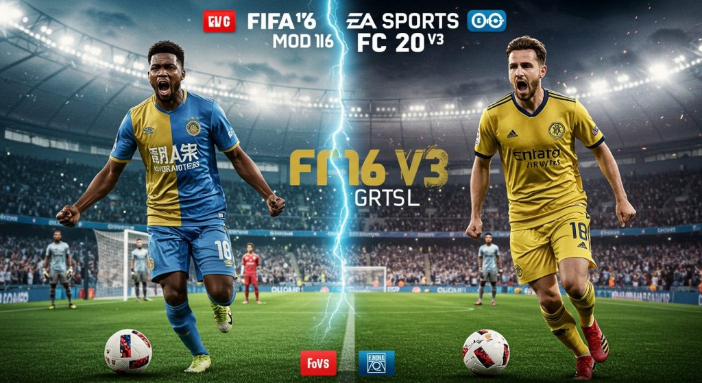 FIFA 16 mod EA Sports FC 26 updated kits to 2026