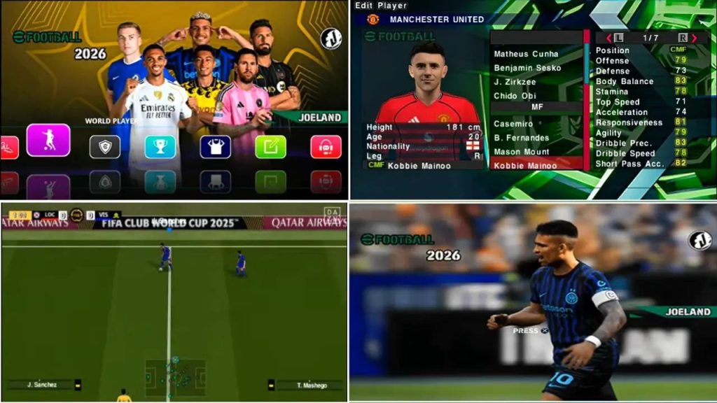 FIFA 2026 PPSSPP Original PS5 Camera Download, EA Sports FC 2026 PSP Zip File