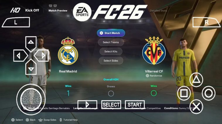 FIFA 2026 PPSSPP Mod FC 26 ISO Download