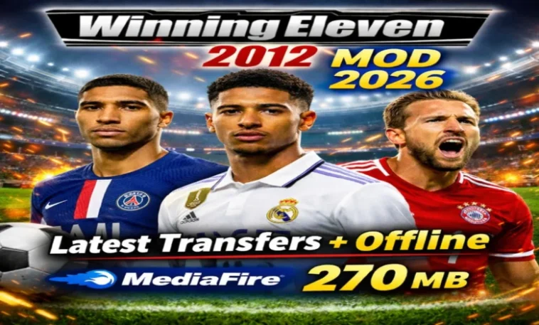 Winning Eleven Mod 2012 Season Update 25/26