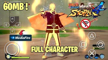 Naruto Ultimate Ninja Storm 4 PPSSPP ISO Zip Download Latest
