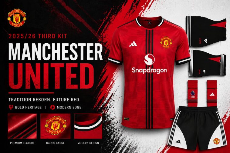 Manchester United Kits 2026 For Dream League Soccer 2026 Download Latest