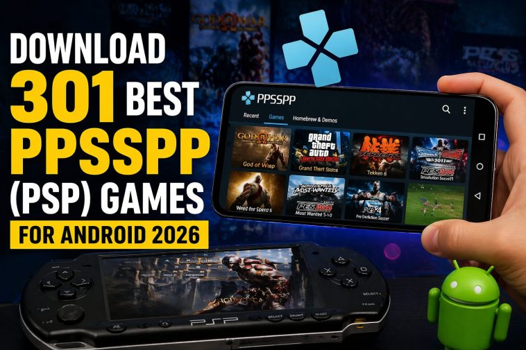 Download 301 Best PPSSPP PSP Games for Android 2026